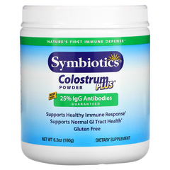 Symbiotics, Colostrum Plus, порошок, 3000 мг, 180 г (SYM-04008), фото