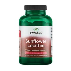 Swanson, соняшниковий лецитин, 90 м'яких таблеток (SWV-11583), фото