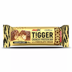 Amix, Батончик TiggerZero Choco Protein Bar, марципановий торт, 60 г - 1/20 (820053), фото