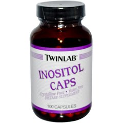 Инозитол, Inositol Caps, Twinlab, 100 капсул, (TWL-00622), фото