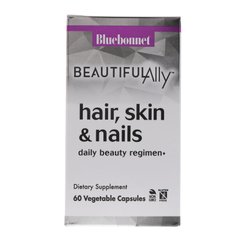 Комплекс для волос, кожи и ногтей, Beautiful Ally, Bebonnet Nutrition, Hair, Skin & Nails, 60 капсул (BLB-01500), фото