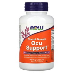 Now Foods, Clinical Strength Ocu Support, 90 растительных капсул (NOW-03301), фото
