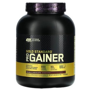 Optimum Nutrition, Gold Standard, Pro Gainer, подвійний шоколад, 2310 г (OPN-02971), фото