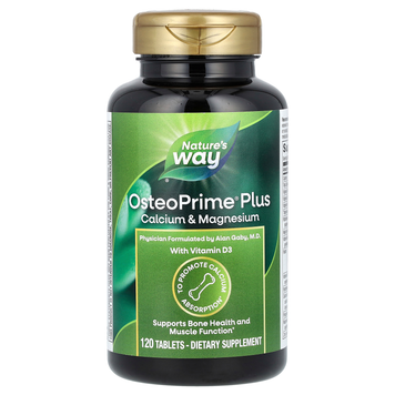 Комплекс кальцію та магнію для кісток Nature's Way OsteoPrime Plus - 120 таблеток, фото
