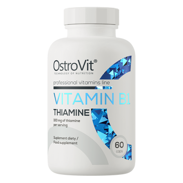 Ostrovit, Vitamin B1, Thiamine, 60 капсул (OST-91763), фото