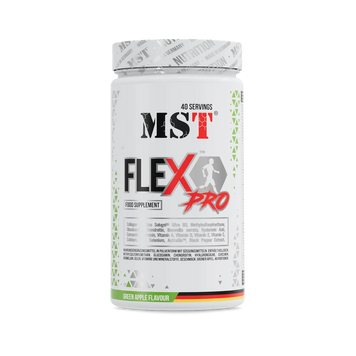 Комплекс для суглобів з колагеном MST Flex Pro Enhanced Formula | Зелене яблуко - 600 г, фото