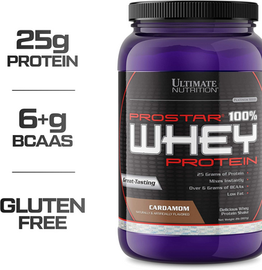 Ultimate Nutrition, Протеїн, PROSTAR Whey, кардамон, 907 г (ULN-00153), фото