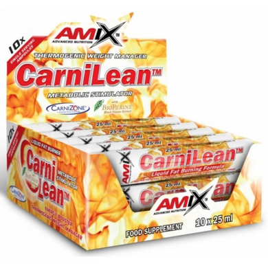 Amix, CarniLine, 1500 мг, апельсин, 10 ампул (820929), фото