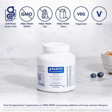 Pure Encapsulations, Muscle Cramp / Tension Formula, 180 капсул (PE-01041), фото