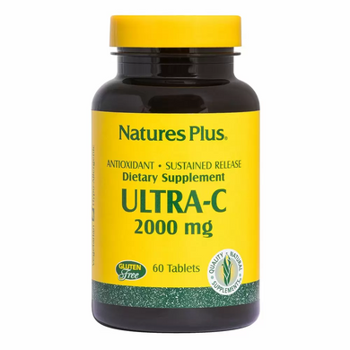 Nature's Plus, Ultra-C 2000 мг, с замедленным высвобождением, 60 таблеток (NAP-02220), фото