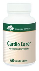 Підтримка серцево-судинної системи, Cardio Care, Genestra Brands, 60 вегетаріанських капсул (GEN-02141), фото