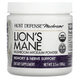 Host Defense Mushrooms™ FPI-30696 Host Defense, Mushrooms™, ежовик гребенчатый, грибной мицелий в порошке, для поддержки памяти и нервной системы, 100 г (FPI-30696)