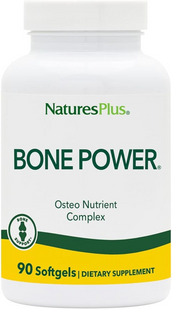 Кальций с бором для крепких костей, Bone Power, Natures Plus, 90 желатиновых капсул (NAP-03341), фото