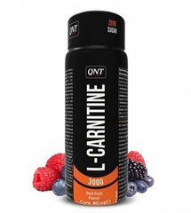 QNT, L-карнітин, 3000 мг, червоні фрукти, 80 мл - 1/12 (QNT-40019), фото