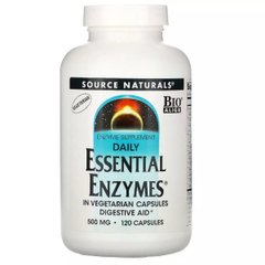 Source Naturals, Ефірні ензими, 500 мг, 120 вегетаріанських капсул (SNS-01302), фото