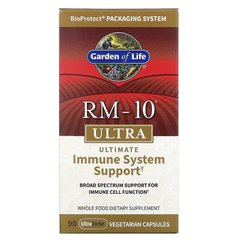 Garden of Life, RM-10 Ultra, максимальная поддержка иммунной системы, 90 вегетарианских капсул UltraZorbe (GOL-11255), фото