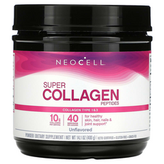 Neocell, пептиди супер колагену, без смакових добавок, 400 г (NEL-12986), фото