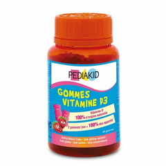 Витамин Д3, ведмежуйки, Gommes Vitamine D3, Pediakid, 60 жевательных витаминок (PED-02481), фото