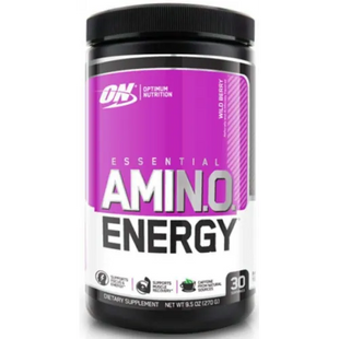 Optimum Nutrition, Essential Amin.O. Energy, дика вишня, 270 г (818326), фото