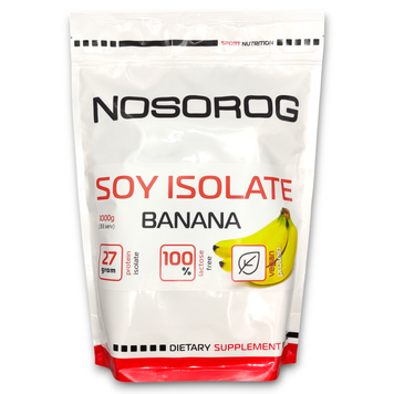 Соєвий протеїн-ізолят Nosorog Soy Isolate | банан - 1000 г, фото