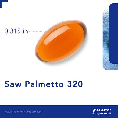 Со Пальметто (Сереноя), Saw Palmetto, Pure Encapsulations, 320 мг, 120 капсул, (PE-00783), фото