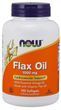 Лляна олія Омега-3 1000 мг NOW Foods Flax Oil Omega-3 - 100 м&rsquo;яких капсул, фото