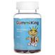 GummiKing  GUM-00116 GummiKing, Мелатонін для дітей, смак полуниці, 60 жувальних цукерок (GUM-00116) 1