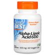 Doctor's Best, альфа-ліпоєва кислота, 600 мг, 60 вегетаріанських капсул (DRB-00133)