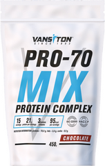 Vansiton, Протеїн Мега протеїн PRO 70, шоколад, 450 г (VAN-59230), фото