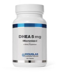 ДГЕА, DHEA, Douglas Laboratories, 5 мг, 100 таблеток (DOU-00295), фото
