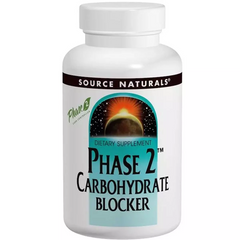 Source Naturals, Phase 2 Carbohydrate Blocker, Белая Фасоль Фаза 2, 500 мг, 60 таблеток (SNS-01560), фото