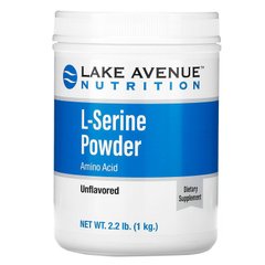 Lake Avenue Nutrition, L-серин, порошок без ароматизаторів, 1 кг (LKN-01448), фото