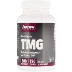 Jarrow Formulas, триметилгліцин, 500 мг, 120 таблеток (JRW-20007), фото