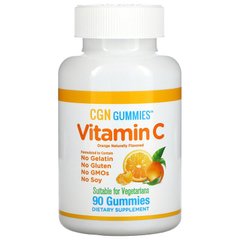 California Gold Nutrition, жевательные таблетки с витамином C, натуральный апельсиновый вкус, без желатина, 90 жевательных таблеток (CGN-01092), фото