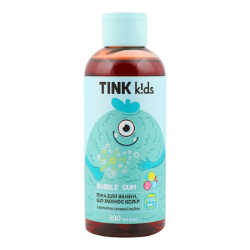 Піна для ванни дитяча Tink Kids Bubble Gum що змінює колір - 300 мл, фото