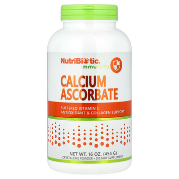 NutriBiotic, Immunity, аскорбат кальцію для підтримки імунітету, кристалічний порошок, 454 г (NBC-00401), фото