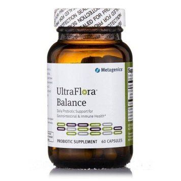 Пробіотики для перетравлення лактози, UltraFlora Balance, Metagenics, 60 капсул (MET-03114), фото