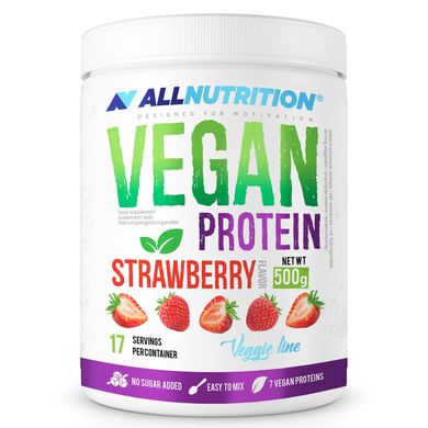 Allnutrition, Vegan Protein, солона карамель, 500 г (ALL-73360), фото