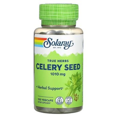 Solaray, Семена сельдерея, 505 мг, 100 растительных капсул (SOR-01154), фото