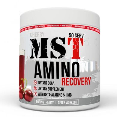 MST Nutrition, аминокислотный комплекс, Amino Recovery, вкус вишня, 400 г (MST-16041), фото