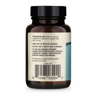 Dr. Mercola, Вітаміни для волосся, шкіри та нігтів, 30 капсул (MCL-03294), фото