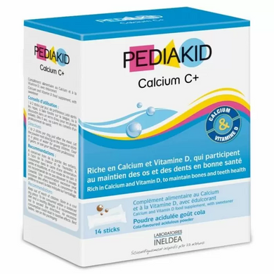 Кальцій С+ для дітей, (Calcium C +), Pediakid, 14 шт (PED-02207), фото