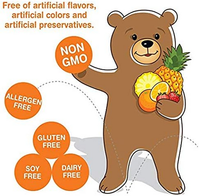 Hero Nutritional Products, Yummi Bears, Мультивітамінний комплекс для дітей, натуральні смаки полуниці, апельсина та ананаса, 200 мармеладних ведмедиків (HNP-68003), фото