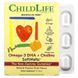 ChildLife CDL-11050 ChildLife Essentials, омега-3 ДГК с холином SoftMelts, со вкусом натуральной маракуйи, 27 таблеток (CDL-11050) 1
