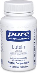 Pure Encapsulations, Лютеин, Lutein, 20 мг, 120 капсул (PE-00650), фото