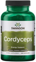 Кордицепс, Cordyceps, Swanson, 600 мг, 120 капсул (SWV-11716), фото