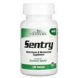 21st Century CEN-22380 21st Century, Sentry, мультивітамінна та мультимінеральна добавка для дорослих, 130 таблеток (CEN-22380)