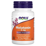 Now Foods NOW-03555 Мелатонін 5 мг NOW Foods Melatonin - 60 рослинних капсул