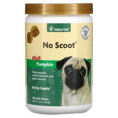 NaturVet, No Scoot Plus Pumpkin, для собак, 120 жевательных таблеток, 360 г (VET-03705), фото