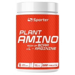 Sporter, PLANT Amino & L-аргинин, 200 таблеток (820911), фото